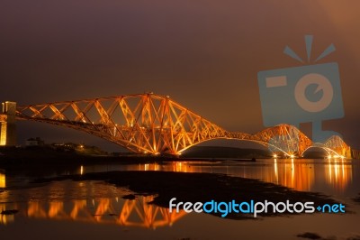 The Forth Rail Bridge Stock Photo