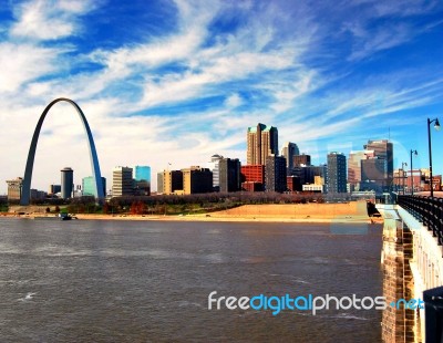 The Gateway Arch Stock Photo