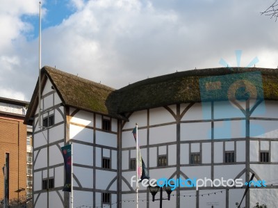 The Globe Theatre In London Stock Photo