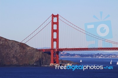 The Golden Gate Bridge Stock Photo