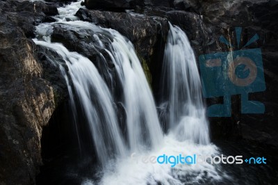 The Gorge Waterfall And Creek Stock Photo