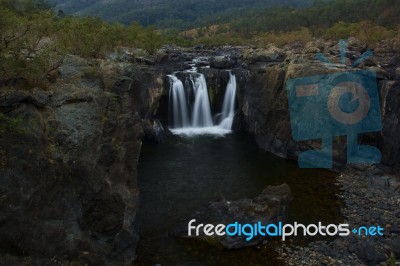 The Gorge Waterfall And Creek Stock Photo