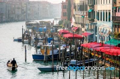 The Grand Canal Venice Stock Photo