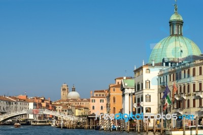 The Grand Canal Venice Stock Photo