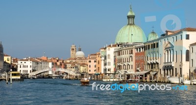 The Grand Canal Venice Stock Photo