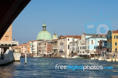 The Grand Canal Venice Stock Photo