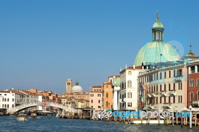 The Grand Canal Venice Stock Photo