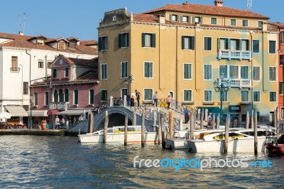 The Grand Canal Venice Stock Photo