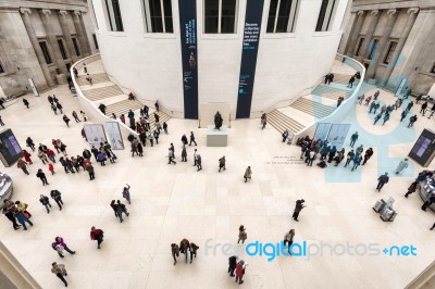 The Great Court At The British Museum Stock Photo