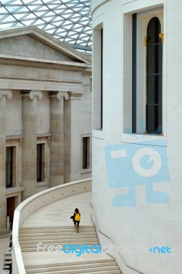 The Great Court At The British Museum Stock Photo