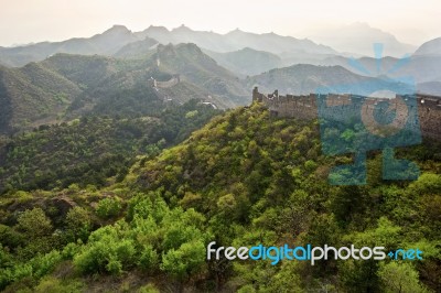 The Great Wall Of China Stock Photo