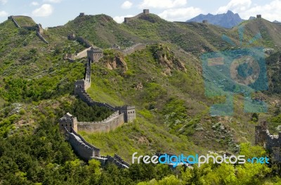 The Great Wall Of China Stock Photo