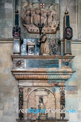 The Hales Memorial In Canterbury Cathedral Stock Photo