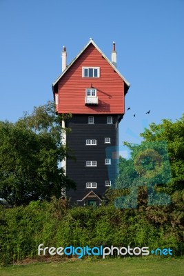 The House In The Clouds Building In Thorpeness Stock Photo