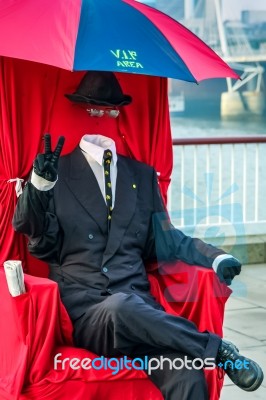 The Invisible Man Stock Photo