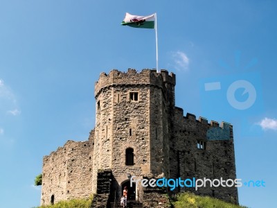 The Keep At Cardiff Castle Stock Photo