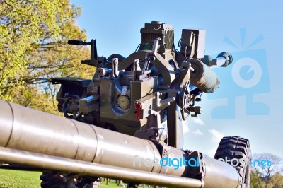 The L118 Light Gun Stock Photo