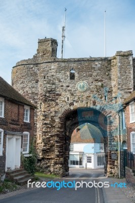 The Landgate Entrance To Rye In East Sussex Stock Photo