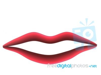 The Lips Stock Image