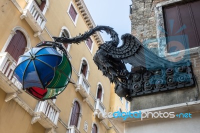 The Maforio Dragon In Venice Stock Photo