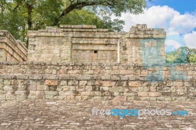 The Mayan Ruins In Copan Ruinas, Honduras Stock Photo