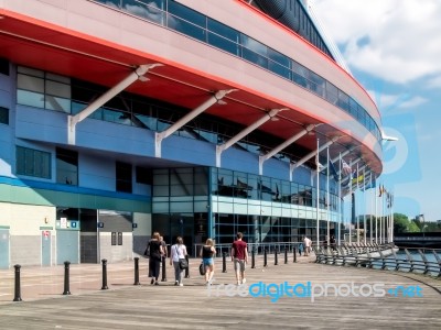 The Millennium Stadium At Cardiff Arms Park Stock Photo