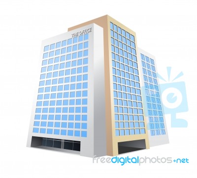 The Office Building Stock Image