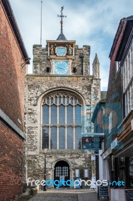 The Parish Church Of St Mary The Virgin In Rye East Sussex Stock Photo