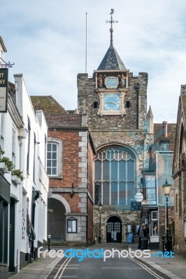 The Parish Church Of St Mary The Virgin In Rye East Sussex Stock Photo