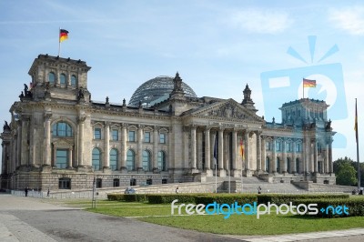 The Reichstag In Berlin Stock Photo