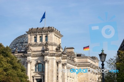 The Reichstag In Berlin Stock Photo