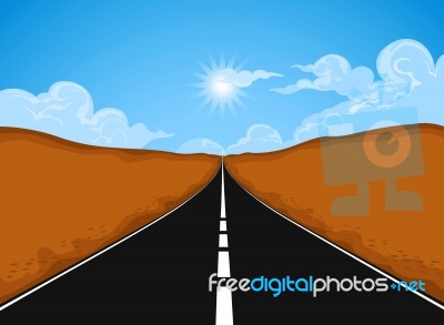 The Road Stock Image