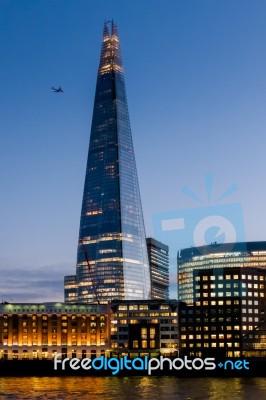 The Shard At Dusk Stock Photo