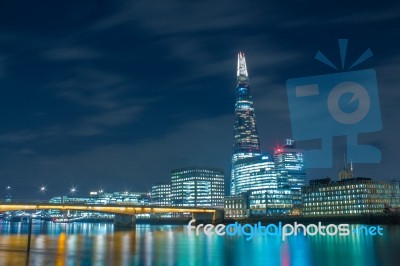 The Shard From Hanseatic Walk Stock Photo