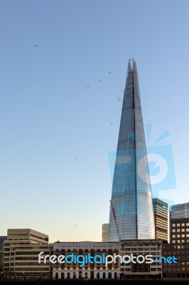 The Shard In London Stock Photo