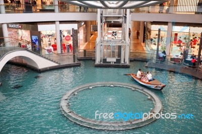 The Shoppes At Marina Bay Sands Stock Photo