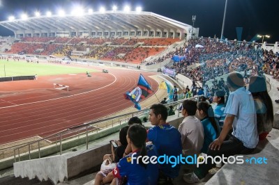 The Soccer Fans In The 700th Anniversary Stadium Stock Photo