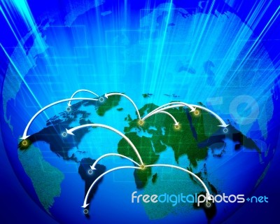 The Social Network.internet Concept Stock Image