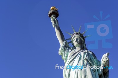 The Statue Of Liberty In New York Stock Photo