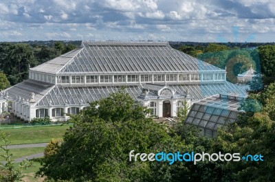 The Temperate House At Kew Gardens Stock Photo