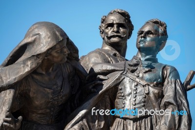 The Tisza Statue In Budapest Stock Photo