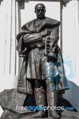 The Tisza Statue In Budapest Stock Photo