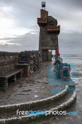 The Tower At Lynmouth Stock Photo