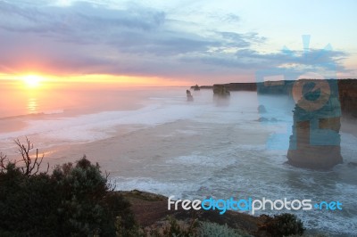 The Twelve Apostles Stock Photo