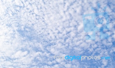 The Vast Blue Sky And Clouds Sky Stock Photo