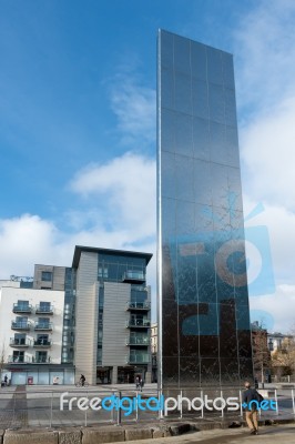 The Water Tower In Cardiff Stock Photo