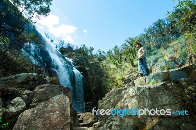 The Waterfall Stock Photo