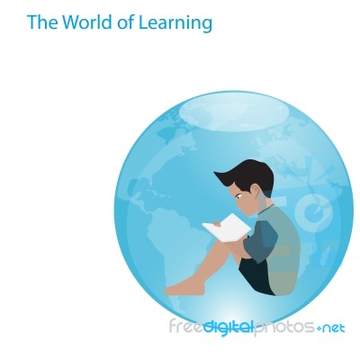 The World Of Learning Stock Image