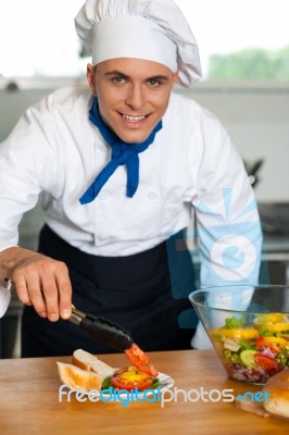 The Yummy Dish Is Ready To Be Served Stock Photo