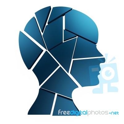 Think Ideas Represents Creativity Reflect And Innovation Stock Image